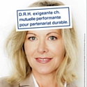 La campagne à destination des TPE-PMe orchestrée par Mutuelle Bleue s'inspire des petites annonces.