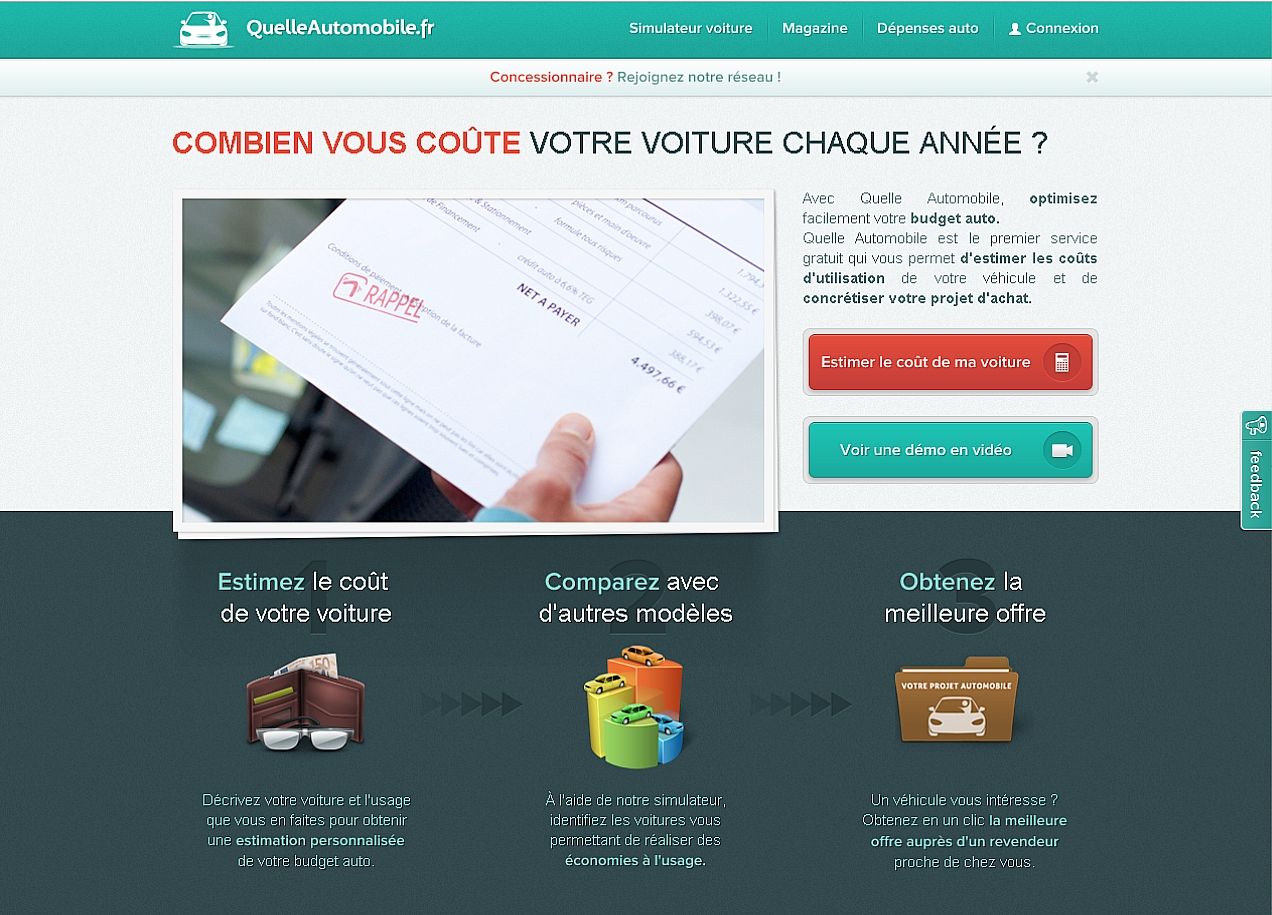 QuelleAutomobile.fr : pour calculer le coût d'utilisation de son véhicule