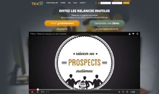Tilkee, un logiciel qui permet d'optimiser les relances commerciales