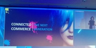 Tania Oakey (en haut à droite), directrice Marketing Retail et International de Cegid a inauguré la conférence d'ouverture du Cegid Connections 2015