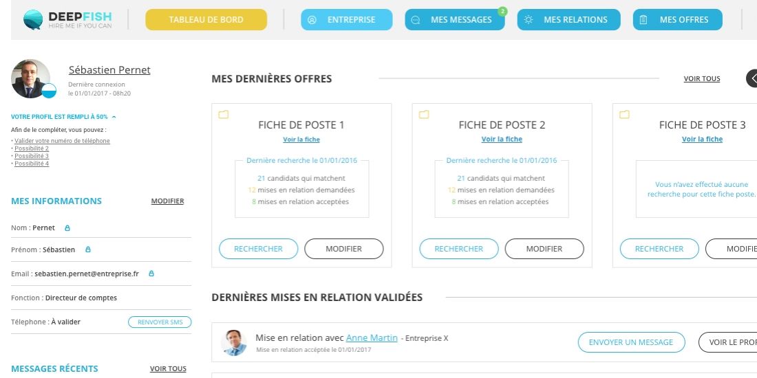Recrutement : Deepfish, l'appli où trouver vos futurs commerciaux IT
