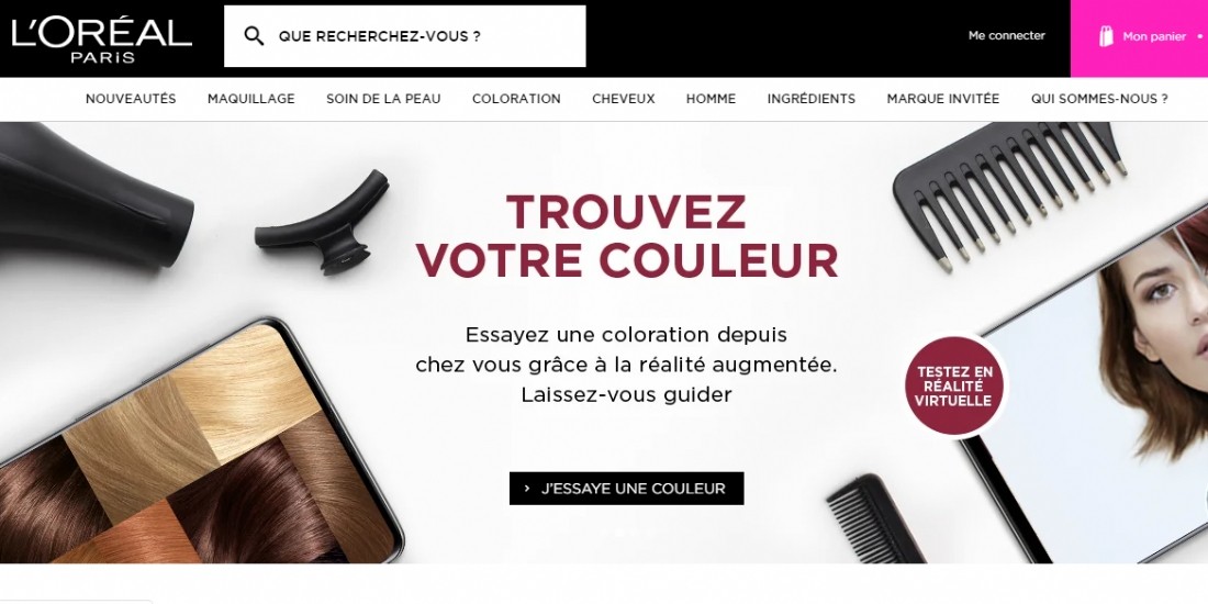 L'e-commerce représente 20% du CA de L'Oréal