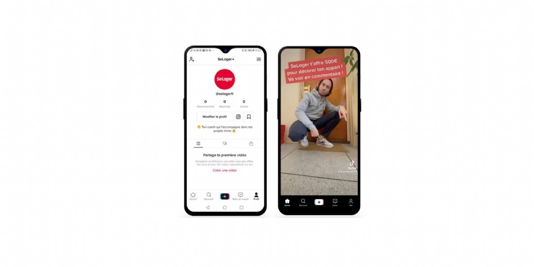 TikTok nouveau terrain de jeu de SeLoger