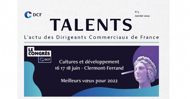 Parution du 3e numéro de 'Talents' : l'actu des Dirigeants Commerciaux de France